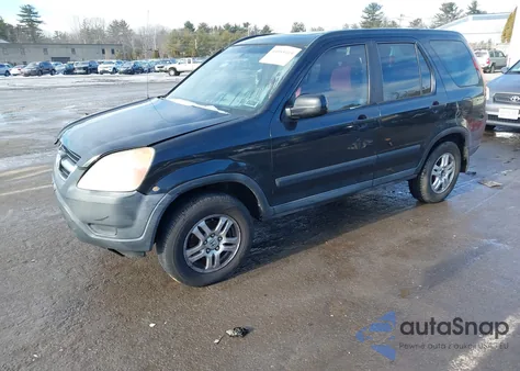 2002 Honda Cr-V Ex из США, поврежденный, VIN SHSRD78852U002595